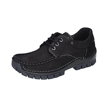 Wolky Comfort lace-up shoes Fly - 16800 nubuck leather blue - 42 on sale